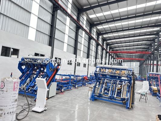 Holzpalettenmachiner Stringer Paletten Nagelmaschine Holzpaletten Nagelmaschine vollautomatisch