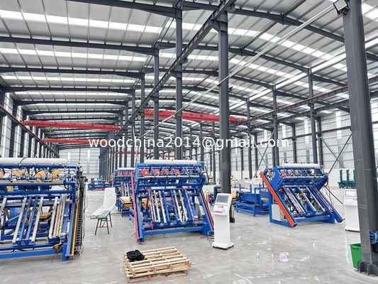 Holzpalettenmachiner Stringer Paletten Nagelmaschine Holzpaletten Nagelmaschine vollautomatisch