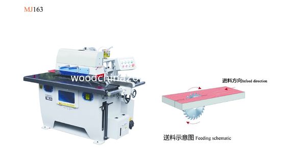 Automatische Untermaschine mit einer einzigen Klinge für Holzschneiden