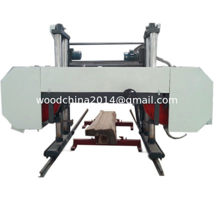 Dia 2500mm CNC Horizontale automatische Holzbandsäge Maschine Bandsäge für afrikanische Holzschneiden