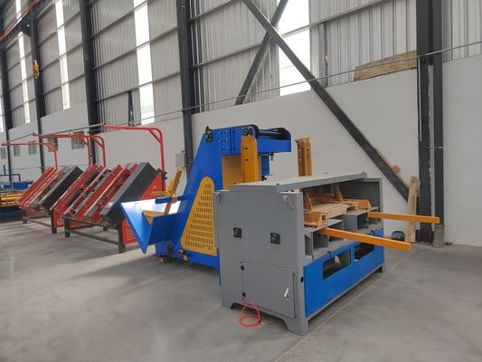 Automatischer Doppelkopf-Holzpalettenbeton mit automatischem Zuführungssystem für Palettenhersteller