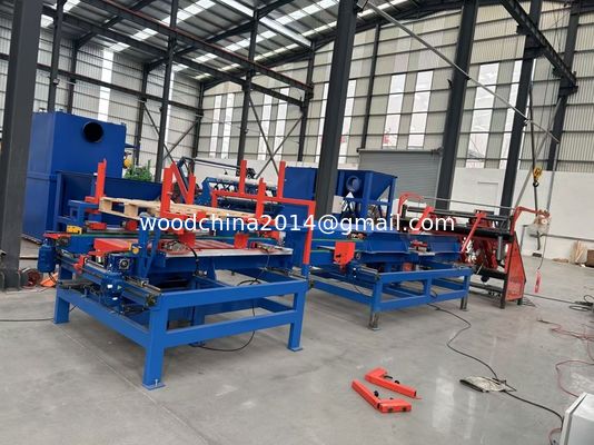 400 Paletten/Tag Palettenmontage-Maschine Euro Sägemehlblöcke Palettennagelmaschine