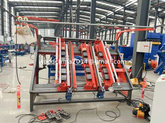 400 Paletten/Tag Palettenmontage-Maschine Euro Sägemehlblöcke Palettennagelmaschine