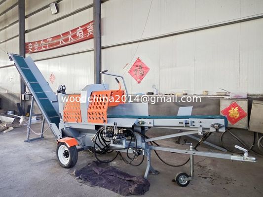 Landwirtschaftlicher Holzbearbeitungs-Logsplitter mit 15 PS Benzinmotor und 4800 Rpm Sägemotor