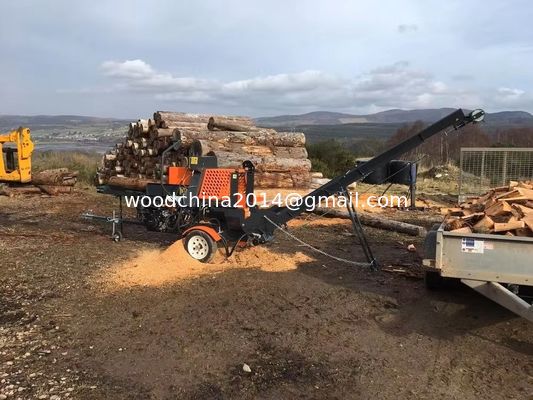 Kraft und Effizienz E Start Benzin Holzspalter Feuerholzverarbeiter Holzspalter