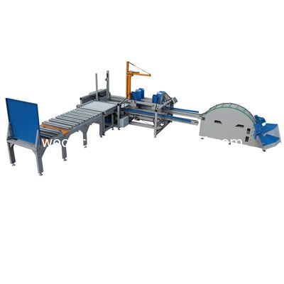 Fully Automatic Stacker Wood Timber Stacking Machine For Wood Length Customized