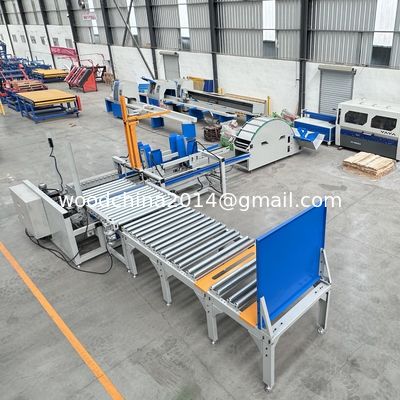 Vollautomatische Holzstapler Holzstapelmaschine für Holz Länge angepasst