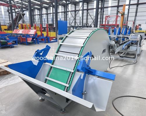 Vollautomatische Holzstapler Holzstapelmaschine für Holz Länge angepasst