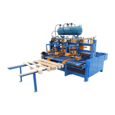 Euro Holzpaletten Automatische Nagelmaschine Palettenfußmontagemaschine