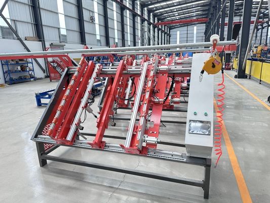 Maschine zur Herstellung von Paletten Holzstringer Paletten Pneumatico PT-1700 Universal Pneumatischer Nageltisch