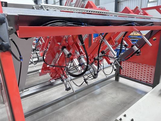 Maschine zur Herstellung von Paletten Holzstringer Paletten Pneumatico PT-1700 Universal Pneumatischer Nageltisch