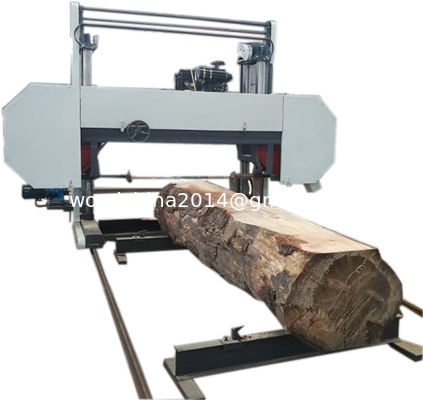 Große Holzbearbeitungsmaschine mit tragbarem Horizontalband