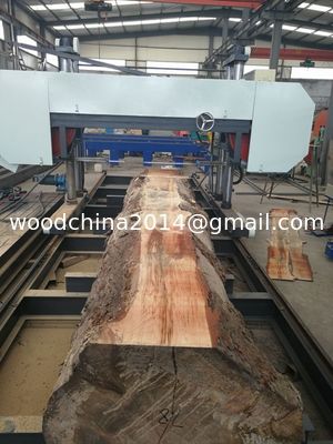 Automatische große Bandsäge-Mühle MJ2500 Saummühle zum Schneiden von Holz,MJ 2500 Baumsäge-Maschine Holzschneidemaschine