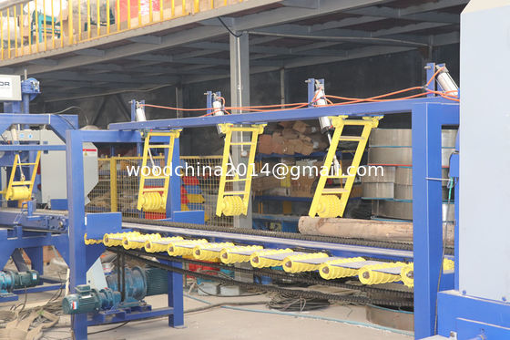 Automatisches vertikales Doppelband sah Mills Production Line For Log-Ausschnitt