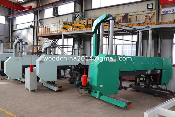 Horizontale Holzplattenmühle Große Bandsäge 2500 mm Max. Baumstammdurchmesser,große Schneidmaschine für Baumstammbandsäge
