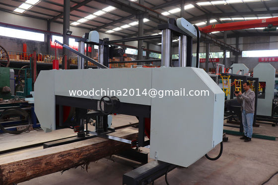 Horizontale Holzplattenmühle Große Bandsäge 2500 mm Max. Baumstammdurchmesser,große Schneidmaschine für Baumstammbandsäge