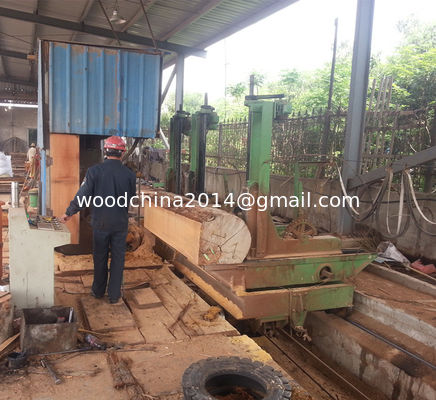 Holzbearbeitungssägen Holzschneidemaschinen Vertikalbandsäge Maschine mit Wagen, CNC-Bandsäge