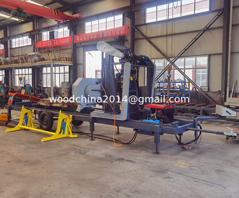 Cheap Price Horizontal Wood Band Saw Mills With Diesel Engine /diesel portable sawmill