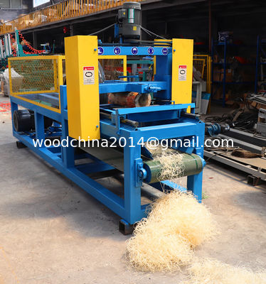 50-150 KG/Stunde Holzwolle Machinerie Wolle Rasierer für Holzwolle Feuerleuchter Seil