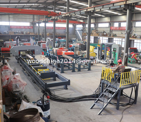 MJH1500E Holzschneidesaugmaschine vollautomatisch Hydraulik Horizontale Bandsäge
