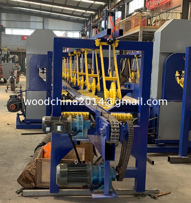 High Precision Wood Cutting Vertical Band Saw Twin Head Vertical Log Band Sawmill